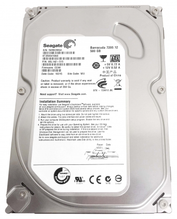 Жесткий диск Seagate ST3500418AS 500Gb  SATAII 3,5" HDD