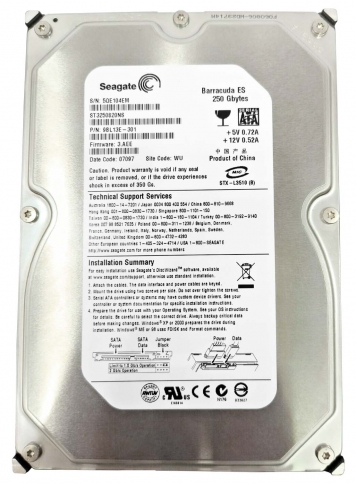 Жесткий диск Seagate ST3250820NS 250Gb  SATAII 3,5" HDD