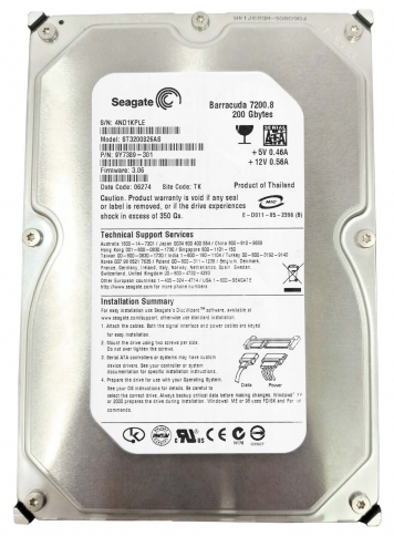 Жесткий диск Seagate ST3200826AS 200Gb  SATA 3,5" HDD