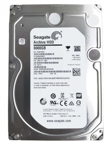 Жесткий диск Seagate ST8000AS0002 8Tb 5900 SATAIII 3.5" HDD