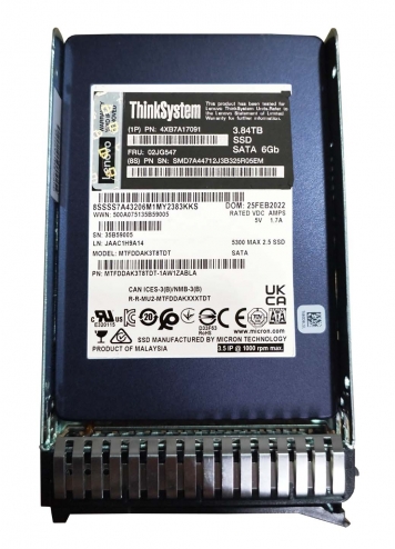 Жесткий диск Lenovo SMD7A44712 3.84TB SATAIII 2,5" SSD