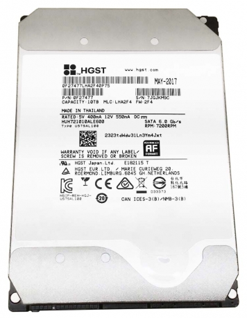 Жесткий диск HGST HUH721010ALE600 10Tb 7200 SATAIII 3,5" HDD