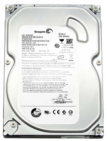 Жесткий диск Seagate 9GD142 320Gb  SATAII 3,5" HDD