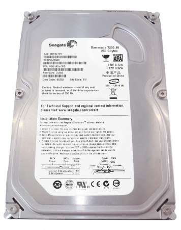 Жесткий диск Seagate ST3250410AS 250Gb  SATAII 3,5" HDD