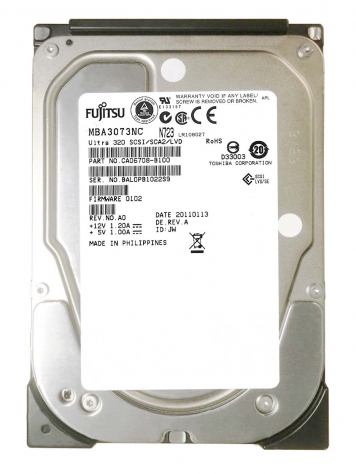 Жесткий диск Fujitsu CA06708-B100 73,5Gb  U320SCSI 3.5" HDD