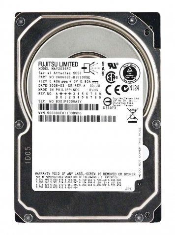 Жесткий диск Fujitsu MAY2036RC 36Gb  SAS 2,5" HDD