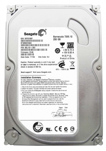 Жесткий диск Seagate ST3250318AS 250Gb  SATAII 3,5" HDD