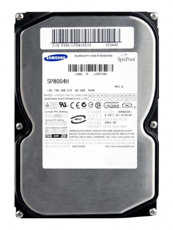 Жесткий диск Samsung SP8004H 80GB 7200 IDE 3,5" HDD