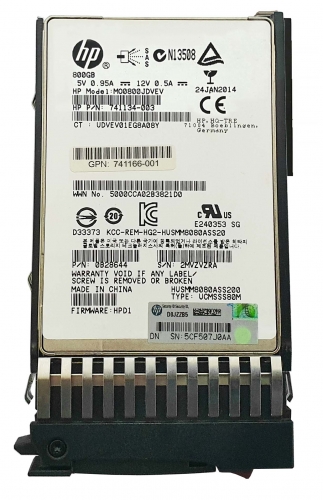 Жесткий диск HP 741134-003 800Gb SAS 2.5" SSD