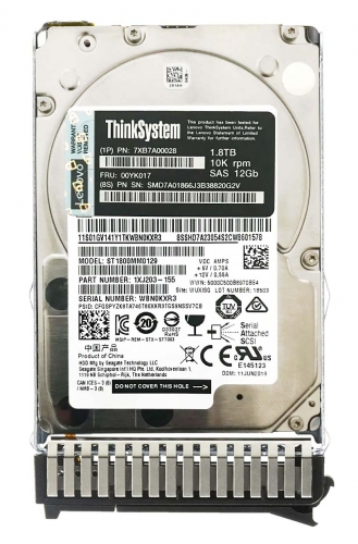 Жесткий диск IBM 7XB7A00028 1,8Tb 10000 SAS 2,5" HDD