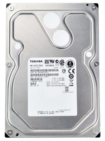 Жесткий диск Toshiba HDD3B04CZK51 1Tb  SATAII 3,5" HDD