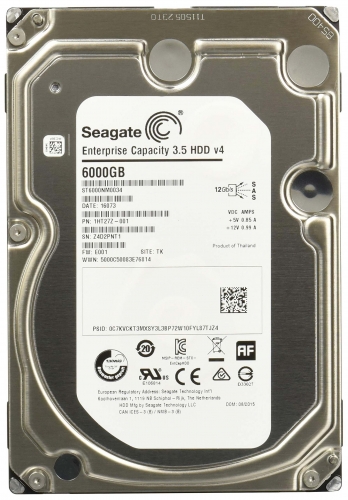 Жесткий диск Seagate ST6000NM0034 6Tb  SAS 3,5" HDD