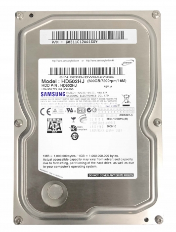 Жесткий диск Samsung HD082GJ 80Gb  SATAII 3,5" HDD