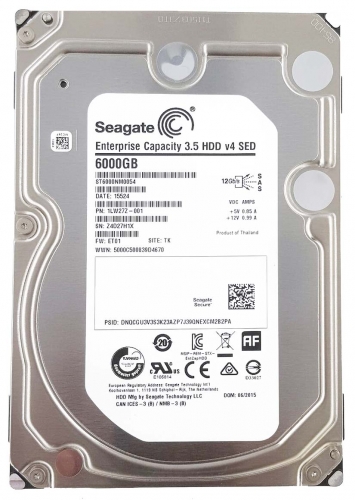 Жесткий диск Seagate 1LW27Z 6Tb 7200 SAS 3,5" HDD