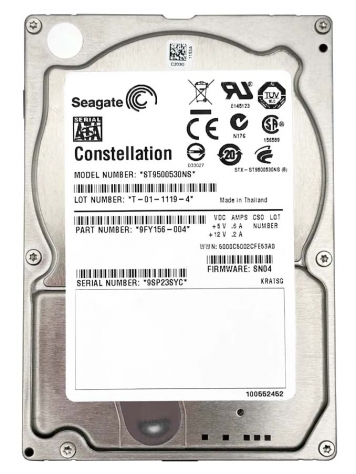 Жесткий диск Seagate ST9500530NS 500Gb  SATAII 2,5" HDD