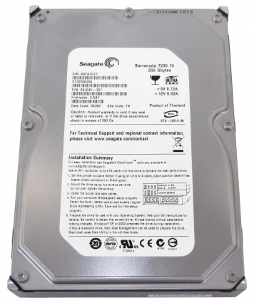 Жесткий диск Seagate ST3250620A 250Gb 7200 IDE 3.5" HDD