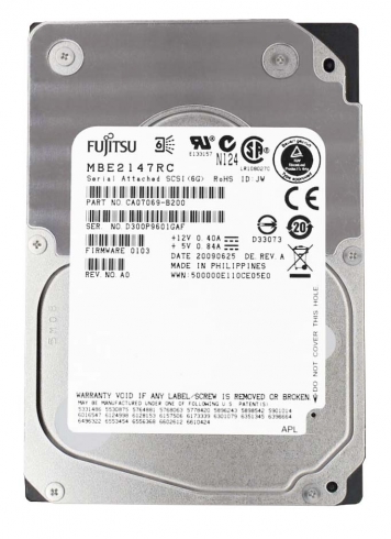 Жесткий диск Fujitsu MBE2147RC 147Gb  SAS 2,5" HDD