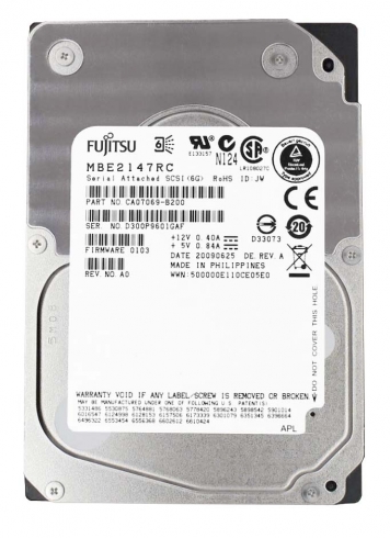 Жесткий диск Fujitsu CA07069-B200 147Gb  SAS 2,5" HDD