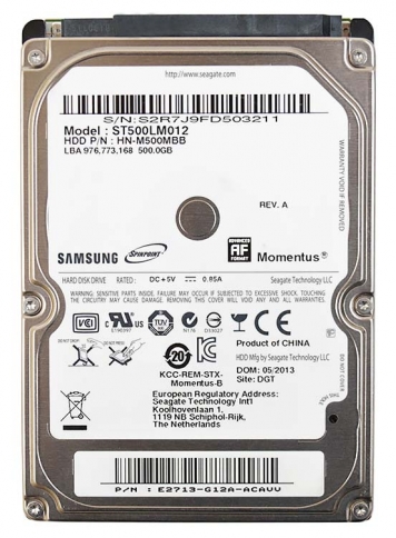 Жесткий диск Seagate ST500LM012 500Gb 5400 SATAII 2,5" HDD