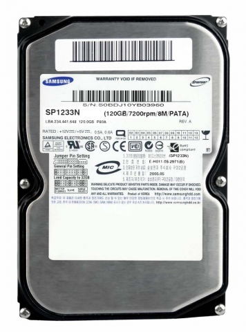 Жесткий диск Samsung SP1253N 120GB 7200 IDE 3,5" HDD