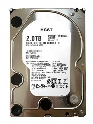 Жесткий диск Hitachi HUS722T2TALA604 2Tb 7200 SATAIII 3.5" HDD