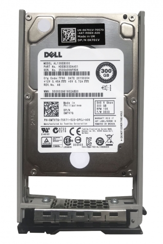 Жесткий диск Dell 0K701V 300Gb 10000 SAS 2,5" HDD