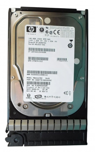 Жесткий диск HP CA0B778-B20400DC 146.8Gb  SAS 3,5" HDD