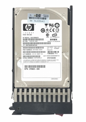 Жесткий диск HP 430165-002 72Gb  SAS 2,5" HDD