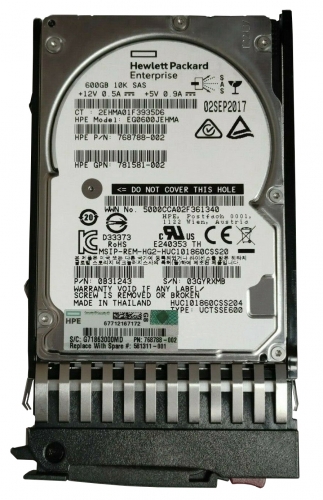 Жесткий диск HP EG0600JEHMA 600Gb 10520 SAS 2,5" HDD