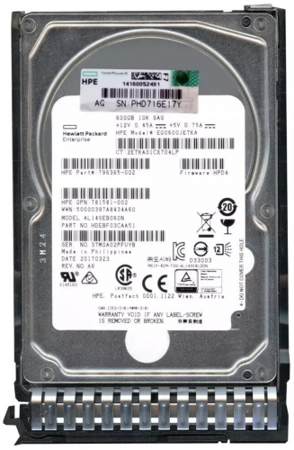 Жесткий диск HP HDEBF03CAA51 600Gb 10000 SAS 2,5" HDD