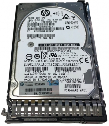Жесткий диск HP 0B31244 900Gb 10520 SAS 2,5" HDD