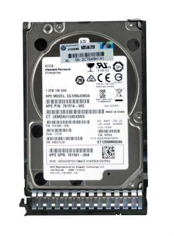 Жесткий диск HP 872737-001 1,2Tb 10000 SAS 2,5" HDD