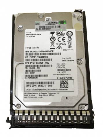 Жесткий диск HP 880152-002 600Gb 15000 SAS 2,5" HDD