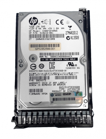 Жесткий диск HP EH0072FARWC 72Gb  SAS 2,5" HDD