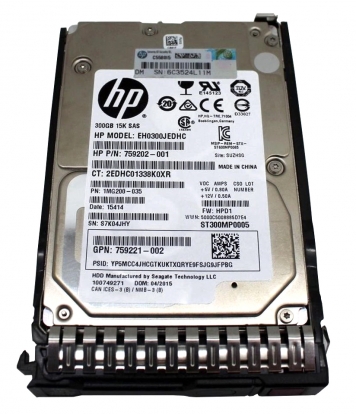 Жесткий диск HP 759546-001 300Gb 15000 SAS 2,5" HDD