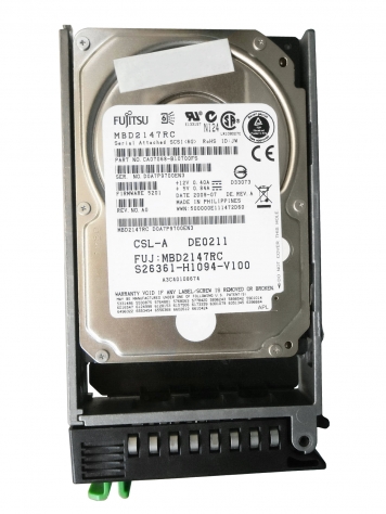 Жесткий диск Fujitsu S26361-H1094-V100 146Gb  SAS 2,5" HDD
