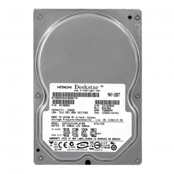 Жесткий диск Hitachi HDS721616PLAT80 160Gb 7200 IDE 3.5" HDD
