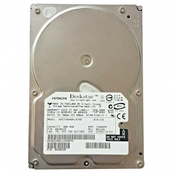 Жесткий диск Hitachi HDS724040KLAT80 400Gb 7200 IDE 3.5" HDD