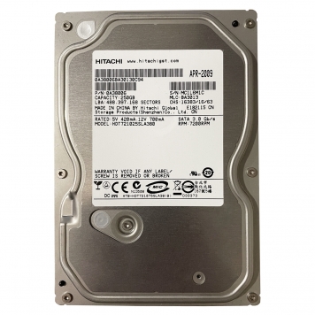 Жесткий диск Hitachi HDT721025SLA380 250Gb  SATAII 3,5" HDD