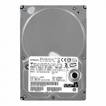 Жесткий диск Hitachi HDT722525DLAT80 250Gb 7200 IDE 3.5" HDD