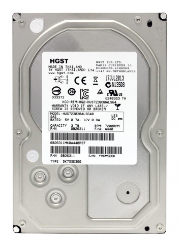 Жесткий диск Hitachi HUS723030ALS640 3Tb  SAS 3,5" HDD