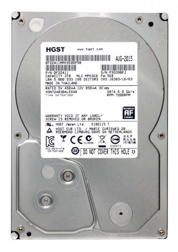 Жесткий диск Hitachi HDN724030ALE640 3Tb SATAIII 3,5" HDD