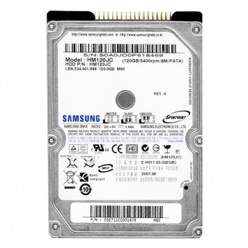 Жесткий Диск Samsung HM120JC 120Gb IDE 2,5" HDD