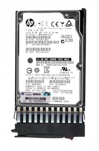 Жесткий диск HP 507129-016 1Tb  SAS 2,5" HDD