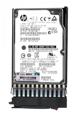 Жесткий диск HP 757387-001 1Tb  SAS 2,5" HDD