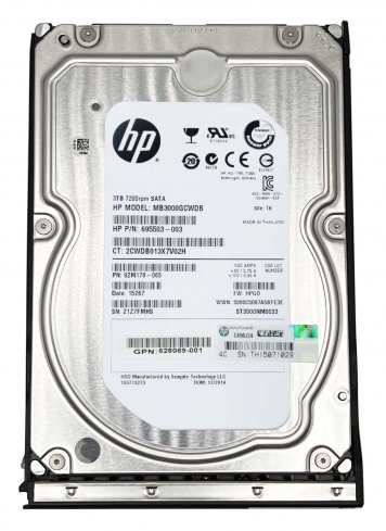 Жесткий диск HP 862131-001 3Tb 7200 SATAIII 3.5" HDD