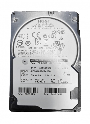 Жесткий диск HGST 0B29919 900Gb 10520 SAS 2,5" HDD