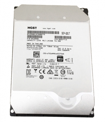 Жесткий диск HGST 0F29560 12Tb 7200 SAS 3,5" HDD
