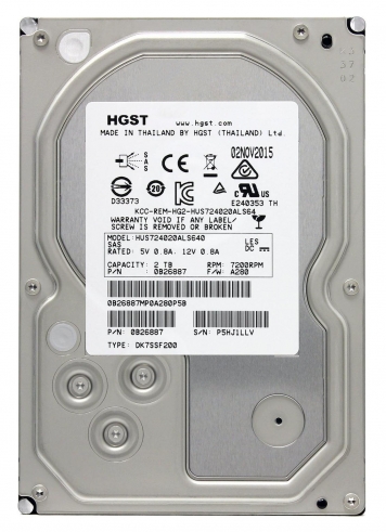 Жесткий диск Hitachi 0B26887 2Tb  SAS 3,5" HDD