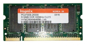 Оперативная память Hynix HYMD564M646B6-J DDR 512Mb